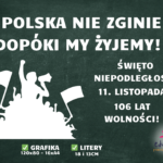 11 LISTOPADA DEKORACJA XXL – NIE MA WOLNOŚCI BEZ SOLIDARNOŚCI