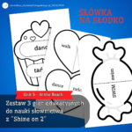 Słówka Na Słodko – Zestaw 3 gier edukacyjnych do nauki słownictwa z „Shine on 2” – Unit 4 Home, Sweet Home