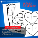 Słówka Na Słodko – Zestaw 3 gier edukacyjnych do nauki słownictwa z „Shine on 2” – Unit 7 Picnic Time!