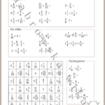 POWTÓRZENIE materiału – Liczby i działania – KLASA 7