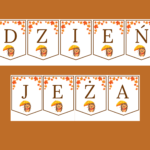 DZIEŃ JEŻA – biblioteka – świetlica – girlanda – gazetka – wersja 2