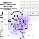 Halloween, Kodowanie – dodawanie i odejmowanie liczb ujemnych, klasa 5,6,7