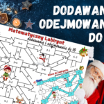 MATEMATYCZNY LABIRYNT – dodawanie i odejmowanie do 20, klasa 1, 2, Boże Narodzenie, Święta, Mikołajki, zima