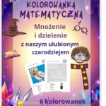 Kolorowanka matematyczna – HARRY (magiczna ) dodawanie i odejmowanie