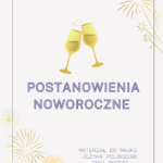 Noworoczna gazetka/ozdoba – Życzenia na nowy rok (2025), możliwość własnej aranżacji