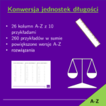 Konwersja jednostek powierzchni | matematyka | 26 kolumn