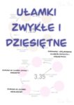 Zadania i suchary matematyczne – dodawanie i odejmowanie pisemne