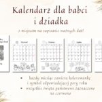 Gazetka szkolna na Dzień Babci i Dziadka. Prosta dekoracja na korytarz, do klasy lub apel szkolny/Możliwość własnej aranżacji/ niepowtarzalna grafika