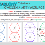 GRA aktywizująca TRIMINO – kolejność wykonywania działań / kl.4 – kl.8 / stacja zadaniowa / PDF do druku