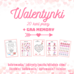 Walentynki – Angielski karty pracy i gry