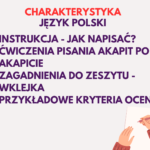 Karta pracy – język polski – plan wydarzeń, bezokolicznik, zdanie, równoważnik zdania, rzeczowniki zakończone -anie, -enie.