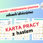 Karty Pracy / test ze Znajomości Odczytywania Godziny z Zegarka Tarczowego. Która jest godzina? Test