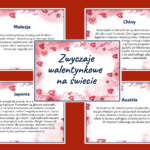 ZWYCZAJE WALENTYNKOWE – WALENTYNKI – gazetka – biblioteka – świetlica – 17 stron – wersja 3