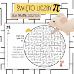 PAKIET MATERIAŁÓW – DZIEŃ LICZBY PI/ ŚWIĘTO LICZBY PI – kodowanka/ pole/ obwód koła/ liczba wymierna/ niewymierna/ rozwinięcie dziesiętne/ infografika/ napis