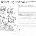 Klasa 8 – Czym zajmuje się genetyka? – sketchnotka