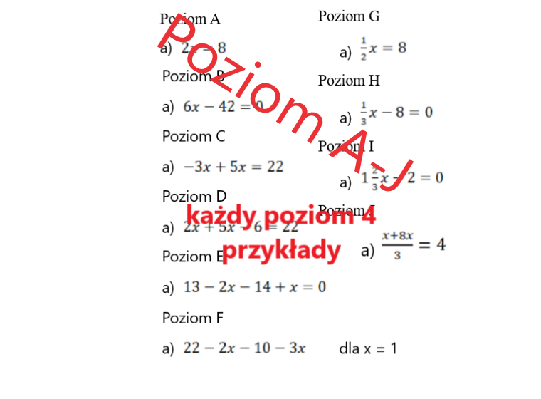 Rozwiązywanie Równań Klasa 6 Karta Pracy Rozwiązywanie równań klasa 6 • Złoty nauczyciel