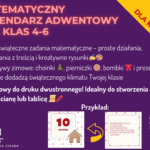 🎄📚 Matematyczny Kalendarz Adwentowy dla klas 1-3 ✨🎁