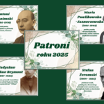 PATRONI ROKU 2025 – gazetka – biblioteka – język polski – 11 stron – wersja 2