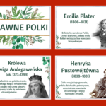 DZIEŃ KOBIET – – gazetka – SŁAWNE POLKI – biblioteka – świetlica – 24 strony – wersja 3